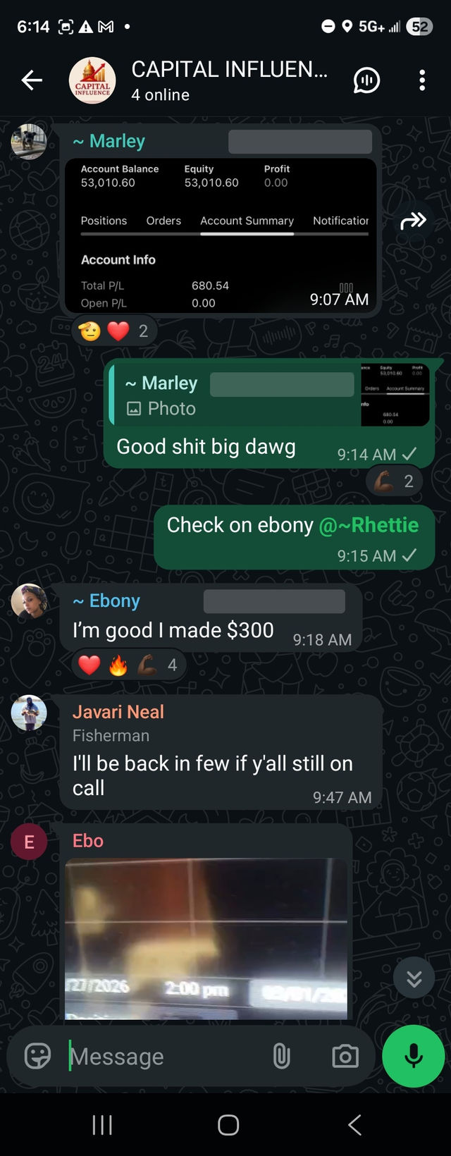 Marley Ebony testimonial