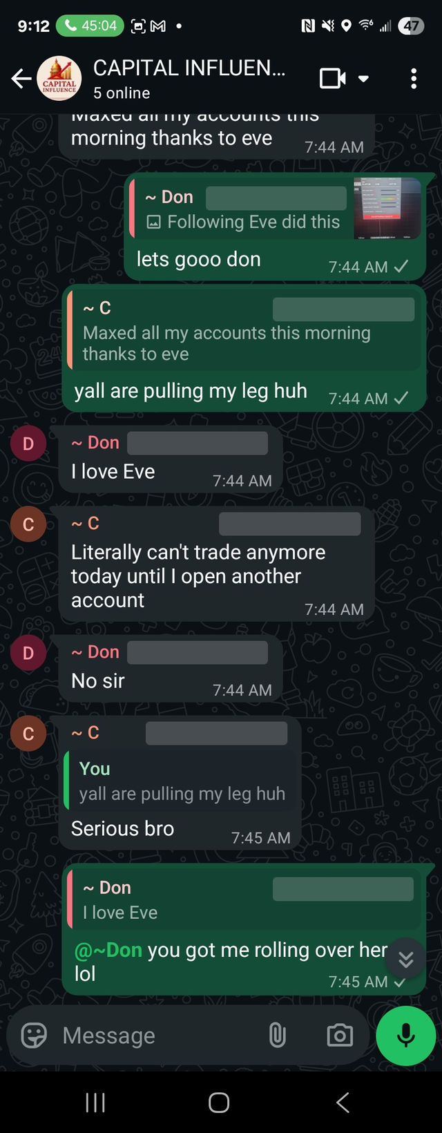 C maxed accounts
