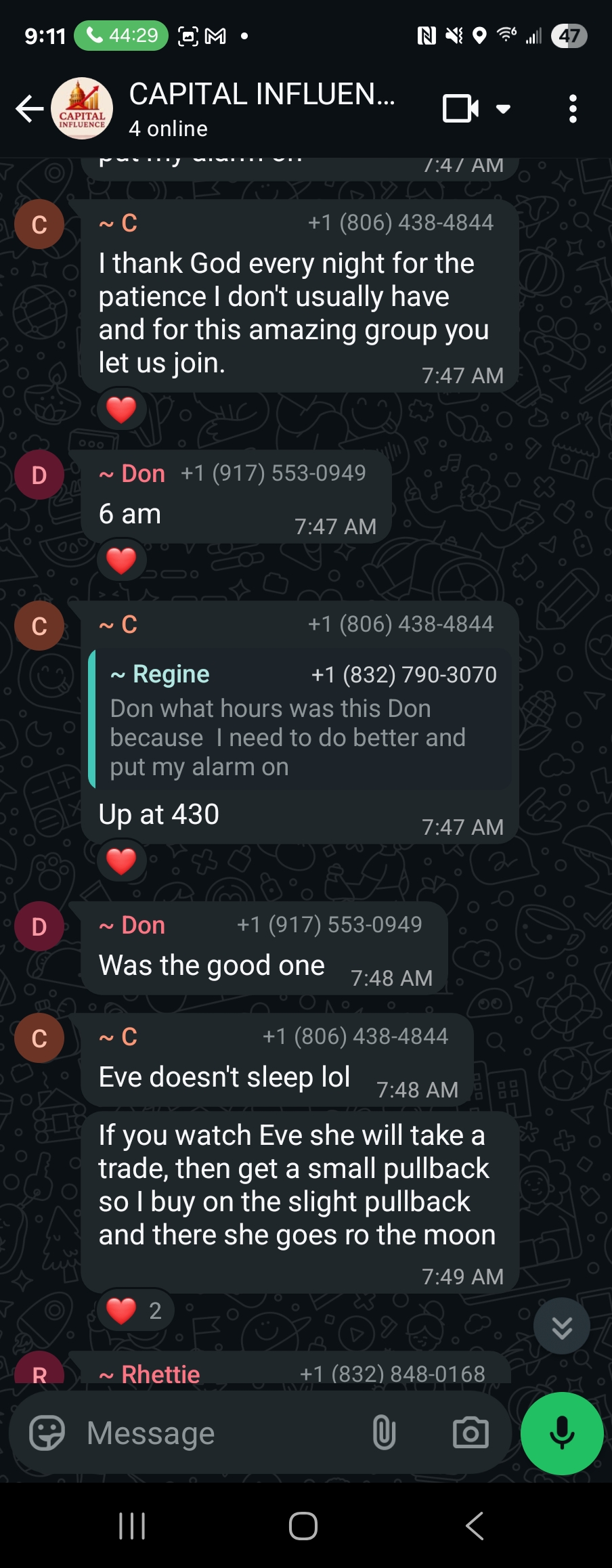 C thank God testimonial